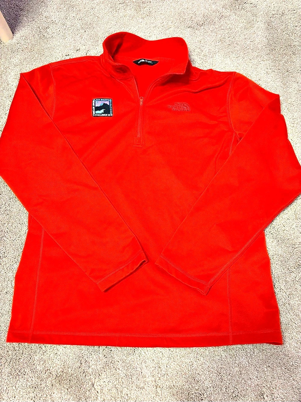 The North Face Men's Mountain Athletics 1/4-Zip Fleece Red